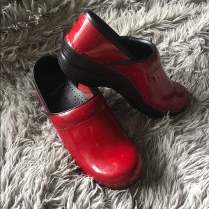 Red Dansko shoes